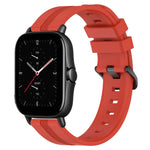Cinturino in silicone a strisce concave da 20 mm, For Amazfit GTS 2E, For Amazfit GTS 2 Mini