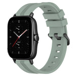 Cinturino in silicone a strisce concave da 20 mm, For Amazfit GTS 2E, For Amazfit GTS 2 Mini