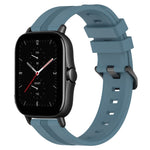 Cinturino in silicone a strisce concave da 20 mm, For Amazfit GTS 2E, For Amazfit GTS 2 Mini