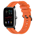Cinturino in silicone a strisce concave da 20 mm, For Amazfit GTS 2E, For Amazfit GTS 2 Mini