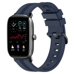 Cinturino in silicone a strisce concave da 20 mm, For Amazfit GTS 2E, For Amazfit GTS 2 Mini