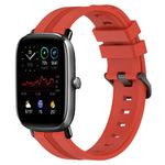 Cinturino in silicone a strisce concave da 20 mm, For Amazfit GTS 2E, For Amazfit GTS 2 Mini