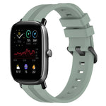 Cinturino in silicone a strisce concave da 20 mm, For Amazfit GTS 2E, For Amazfit GTS 2 Mini