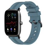Cinturino in silicone a strisce concave da 20 mm, For Amazfit GTS 2E, For Amazfit GTS 2 Mini
