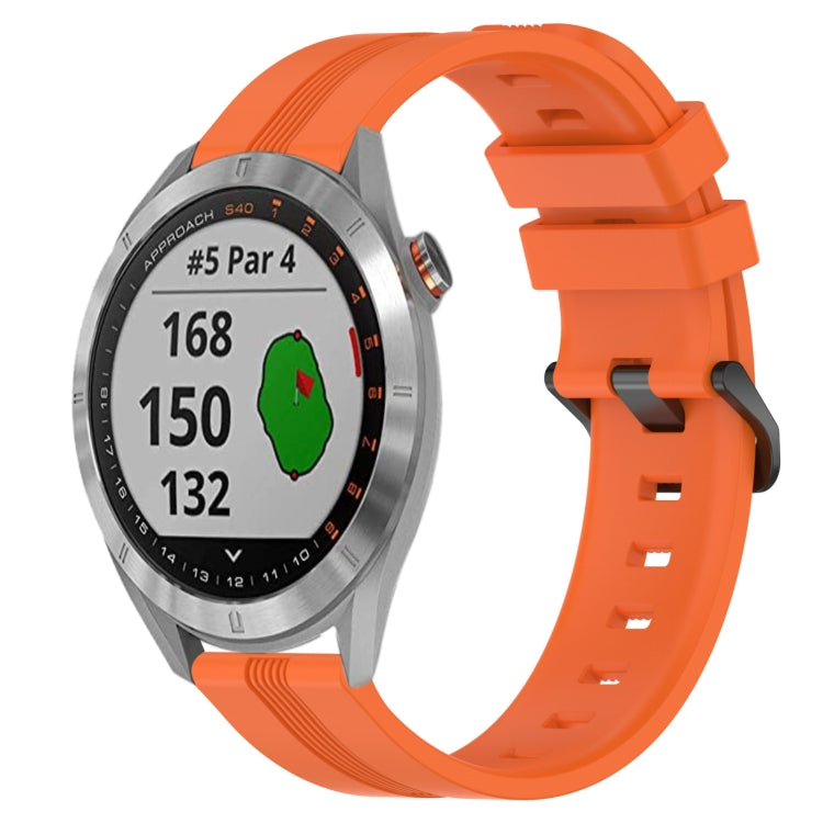 Cinturino in silicone 20 mm per Garmin Approach S40