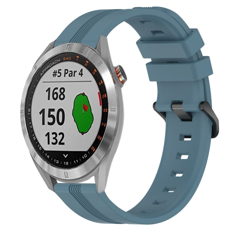 Cinturino in silicone 20 mm per Garmin Approach S40