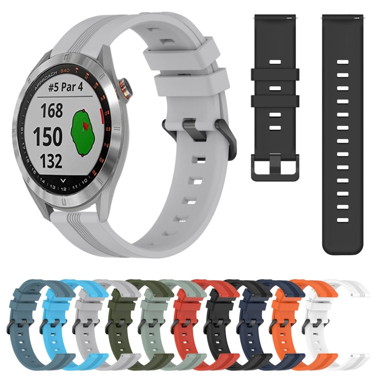 Cinturino in silicone 20 mm per Garmin Approach S40