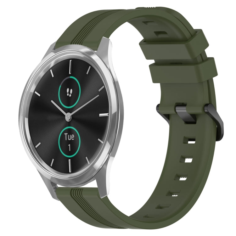 Cinturino in silicone 20 mm per Garmin Venu SQ