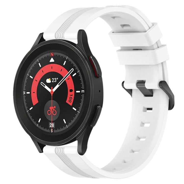 Cinturino in silicone 20mm per Samsung Galaxy Watch5 Pro 45mm
