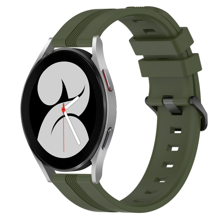 Cinturino in silicone 20mm per Samsung Galaxy Watch4 44mm e 40mm