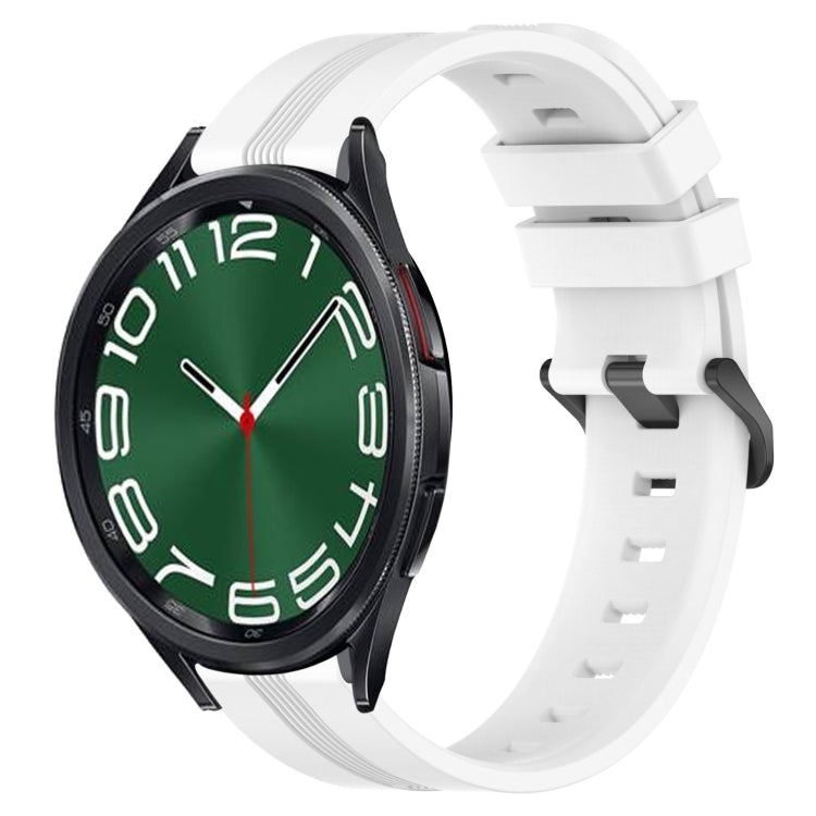 Cinturino in silicone 20mm per Samsung Galaxy Watch 6 Classic