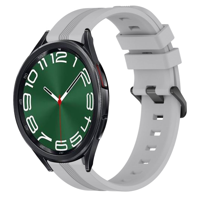 Cinturino in silicone 20mm per Samsung Galaxy Watch 6 Classic