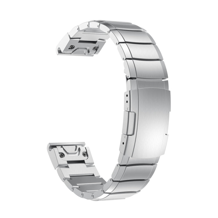 Cinturino in acciaio 22 mm con guscio di tartaruga per Garmin