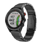 Cinturino in acciaio 22 mm con guscio di tartaruga per Garmin