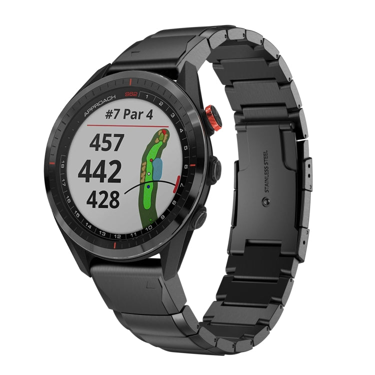 Cinturino in acciaio 22 mm con guscio di tartaruga per Garmin