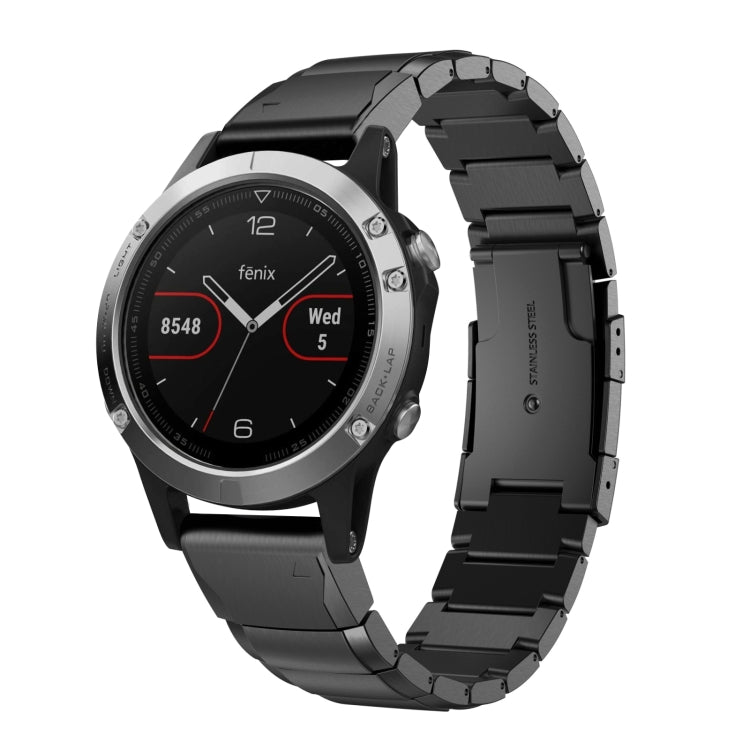 Cinturino in acciaio 22 mm con guscio di tartaruga per Garmin