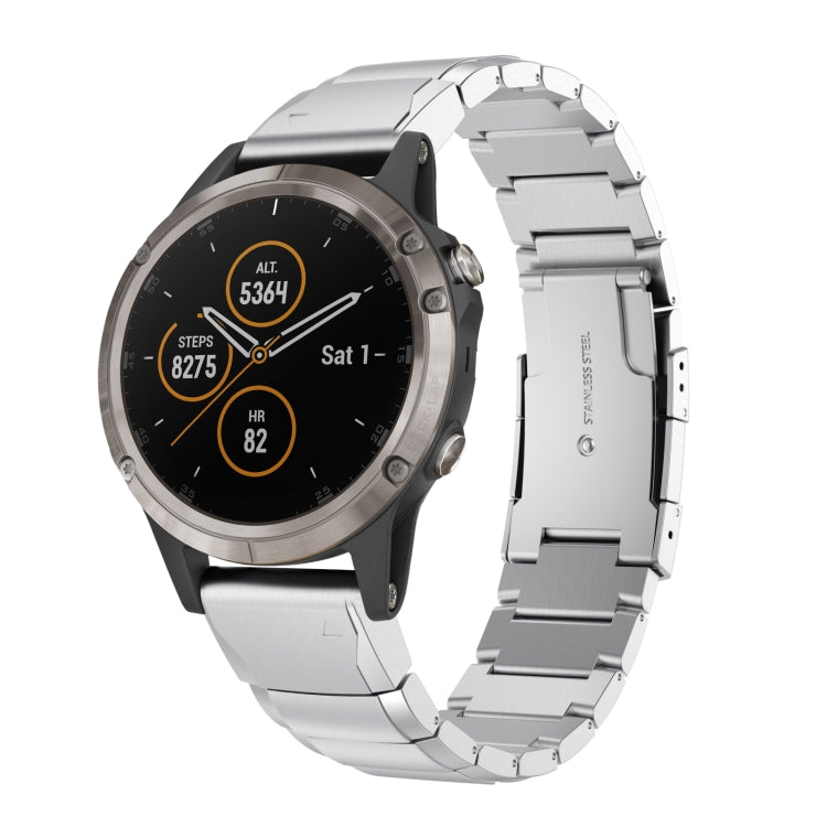 Cinturino in acciaio 22 mm con guscio di tartaruga per Garmin