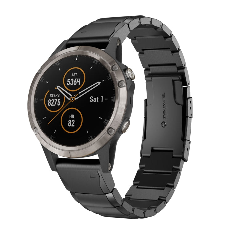 Cinturino in acciaio 22 mm con guscio di tartaruga per Garmin