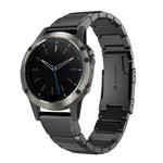 Cinturino in acciaio 22 mm con guscio di tartaruga per Garmin