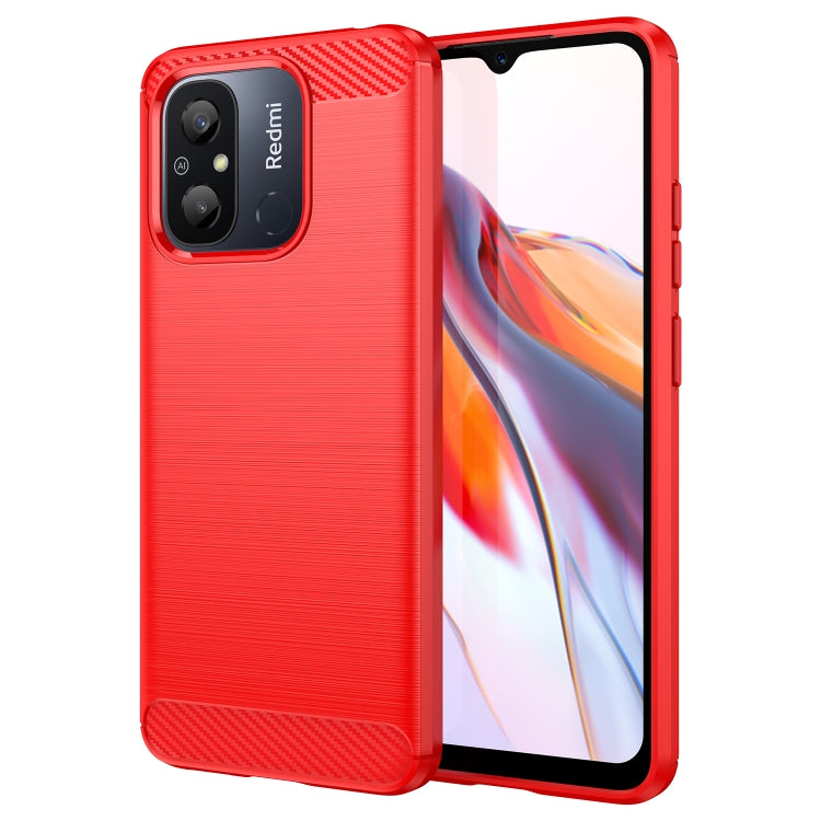 Custodia TPU fibra carbonio per Xiaomi Redmi 12C