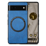 Per la custodia per telefono in pelle Magsafe tinta unita Google Pixel 6A, For Google Pixel 6A
