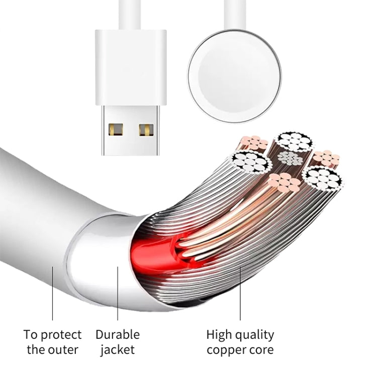 Cavo ricarica magnetico USB 1 metro per Apple Watch