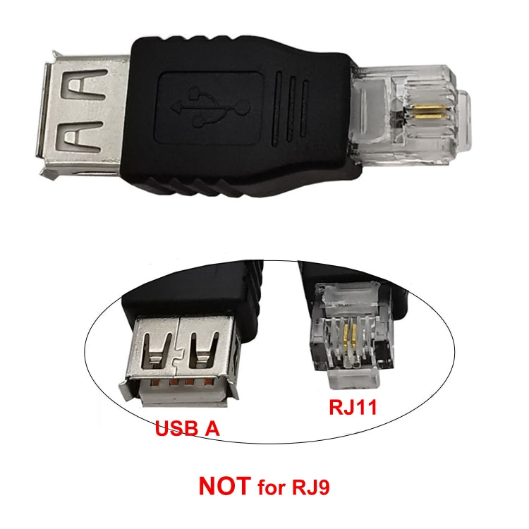 Convertitore adattatore USB femmina a RJ11 6P2C