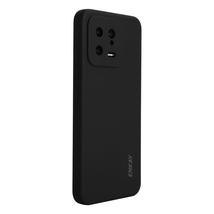 Per Xiaomi 13 ENKAY Hat-Prince Custodia per telefono antiurto in silicone liquido