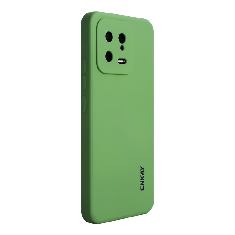 Per Xiaomi 13 ENKAY Hat-Prince Custodia per telefono antiurto in silicone liquido