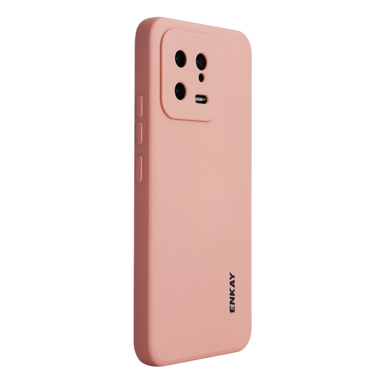 Per Xiaomi 13 ENKAY Hat-Prince Custodia per telefono antiurto in silicone liquido
