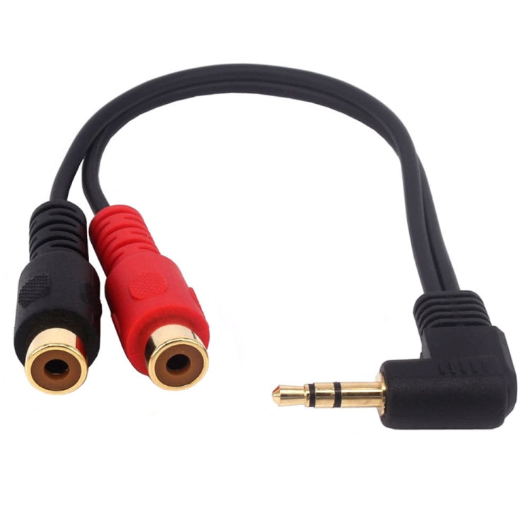 Adattatore cavo audio 3,5 mm maschio a doppio RCA femmina 20 cm