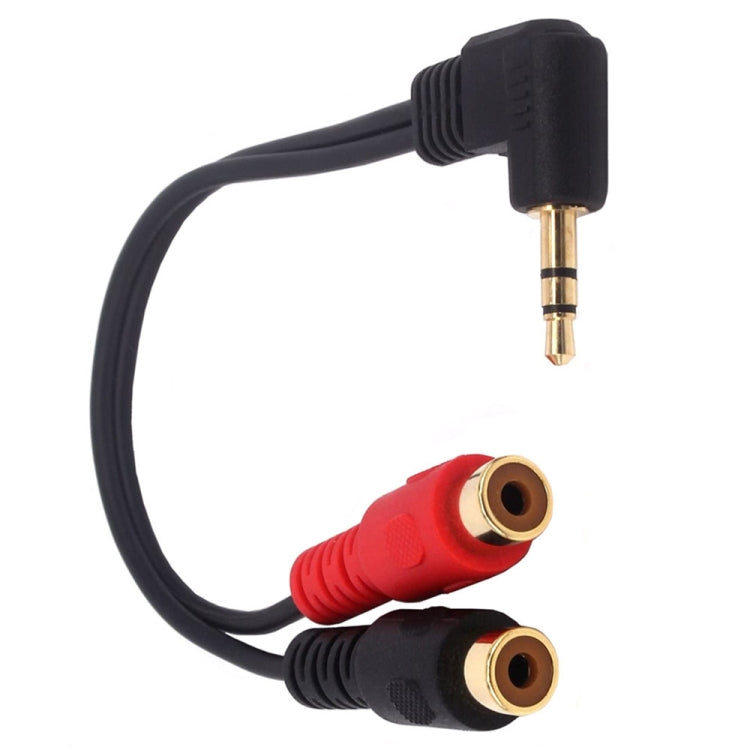 Adattatore cavo audio 3,5 mm maschio a doppio RCA femmina 20 cm
