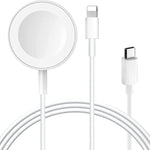 Cavo ricarica magnetico 2 in 1 per Apple Watch e iPhone 1,2 m