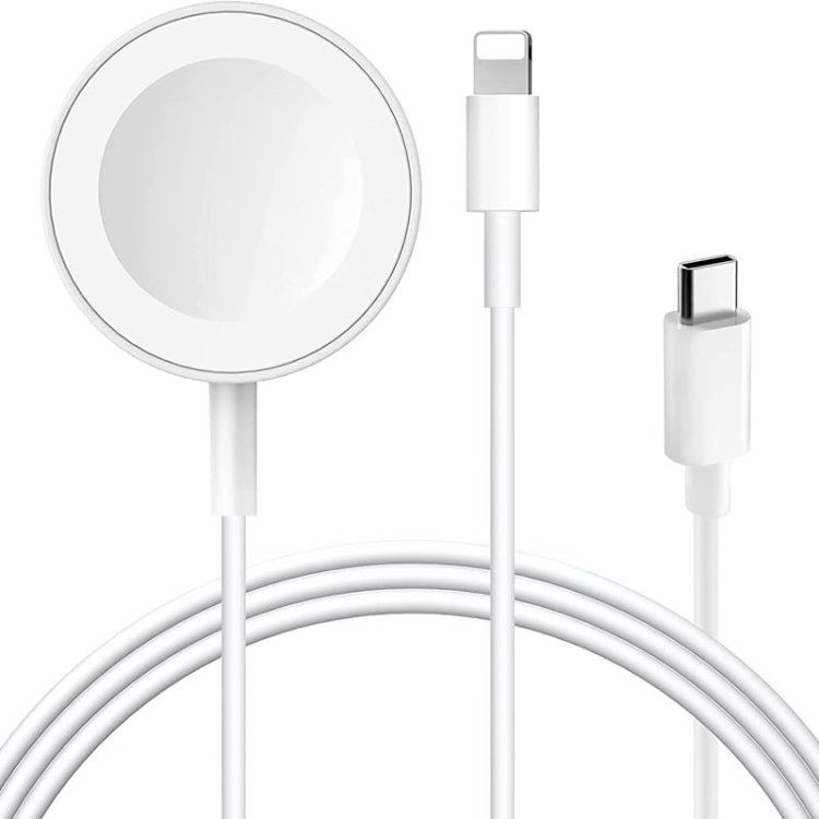 Cavo ricarica magnetico 2 in 1 per Apple Watch e iPhone 1,2 m