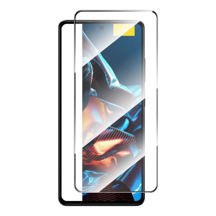 Per Xiaomi Poco X5 ENKAY Hat-Prince Full Glue 0.26mm 9H 2.5D Vetro temperato Full Film, For Xiaomi Poco X5(1pc), For Xiaomi Poco X5(2pcs), For Xiaomi Poco X5(5pcs), For Xiaomi Poco X5(10pcs)