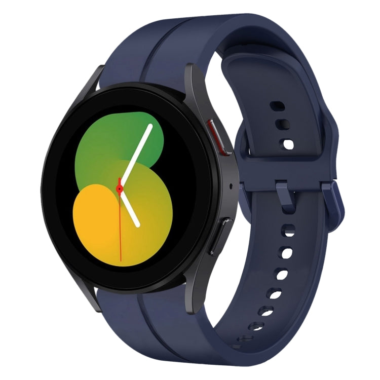 Cinturino in silicone con anello da 20 mm, For Samsung Galaxy Watch 6 Classic 47mm, For Samsung Galaxy Watch5 44mm