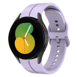 Cinturino in silicone con anello da 20 mm, For Samsung Galaxy Watch 6 Classic 47mm, For Samsung Galaxy Watch5 44mm