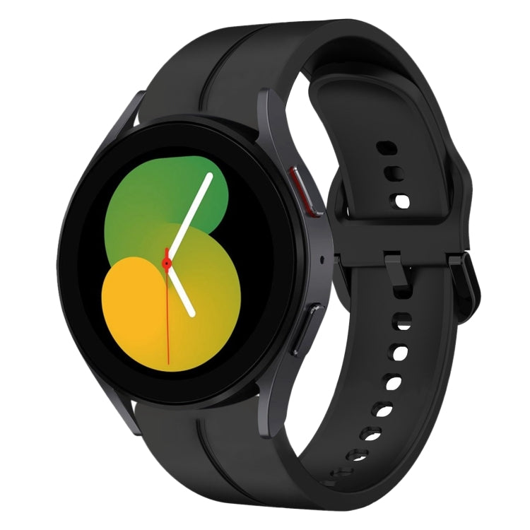 Cinturino in silicone con anello da 20 mm, For Samsung Galaxy Watch5 40mm, For Samsung Galaxy Watch5 Pro 45mm