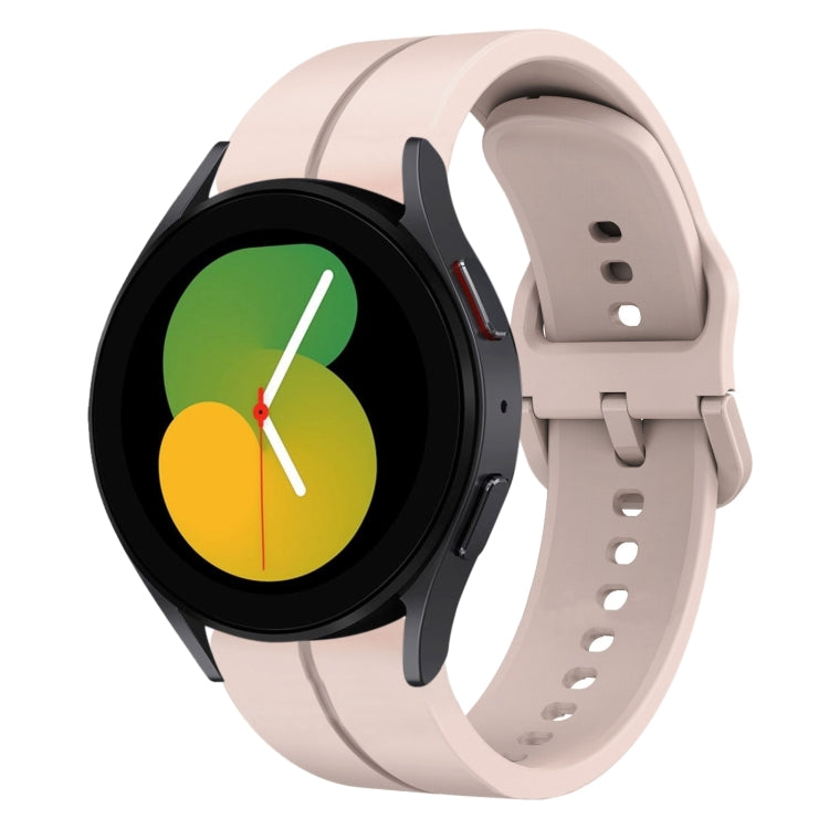 Cinturino in silicone con anello da 20 mm, For Samsung Galaxy Watch5 40mm, For Samsung Galaxy Watch5 Pro 45mm