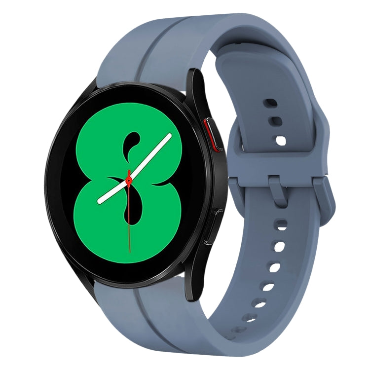 Cinturino in silicone con anello da 20 mm, For Samsung Galaxy Watch4 44mm, For Samsung Galaxy Watch4 40mm