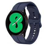 Cinturino in silicone con anello da 20 mm, For Samsung Galaxy Watch4 44mm, For Samsung Galaxy Watch4 40mm