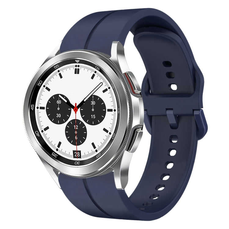 Cinturino in silicone con anello da 20 mm, For Samsung  Galaxy Watch 4 Classic 42mm, For Samsung  Galaxy Watch 4 Classic 46mm