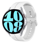 Cinturino in silicone con anello da 20 mm, For Samsung Galaxy Watch 42mm, For Samsung Galaxy Watch 6 44mm