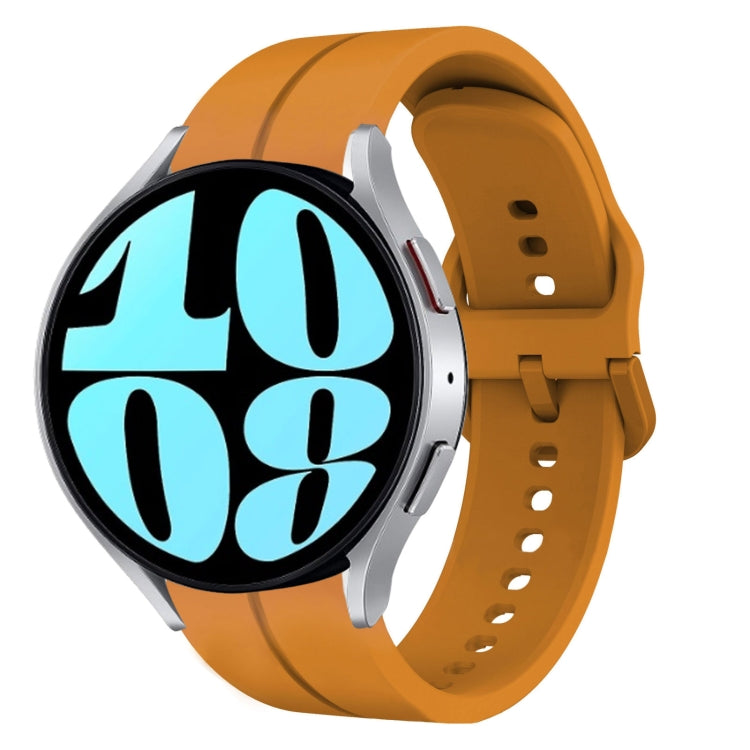 Cinturino in silicone con anello da 20 mm, For Samsung Galaxy Watch 42mm, For Samsung Galaxy Watch 6 44mm