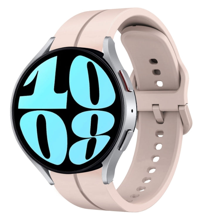 Cinturino in silicone con anello da 20 mm, For Samsung Galaxy Watch 42mm, For Samsung Galaxy Watch 6 44mm