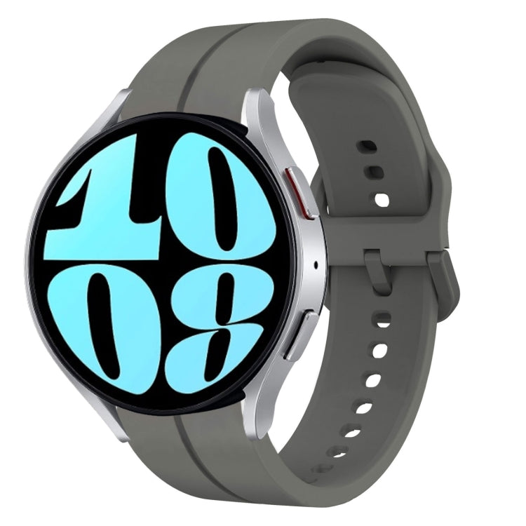 Cinturino in silicone con anello da 20 mm, For Samsung Galaxy Watch 42mm, For Samsung Galaxy Watch 6 44mm