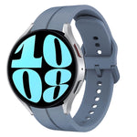 Cinturino in silicone con anello da 20 mm, For Samsung Galaxy Watch 6 40mm, For Samsung Galaxy Watch 6 Classic 43mm