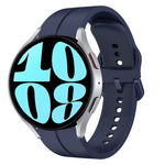 Cinturino in silicone con anello da 20 mm, For Samsung Galaxy Watch 6 40mm, For Samsung Galaxy Watch 6 Classic 43mm