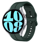 Cinturino in silicone con anello da 20 mm, For Samsung Galaxy Watch 6 40mm, For Samsung Galaxy Watch 6 Classic 43mm