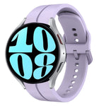 Cinturino in silicone con anello da 20 mm, For Samsung Galaxy Watch 6 40mm, For Samsung Galaxy Watch 6 Classic 43mm